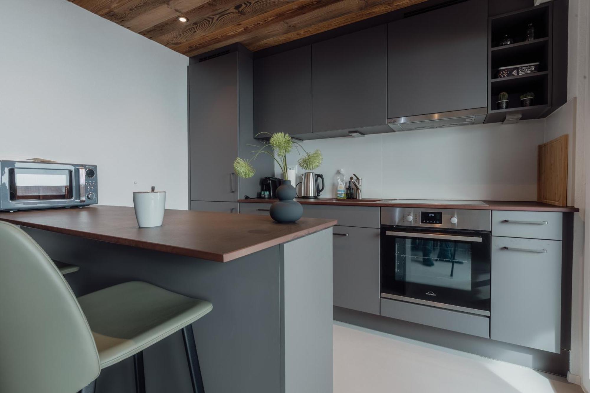 Magnifique Appartement Proche Du Centre Crans-Montana Exteriér fotografie