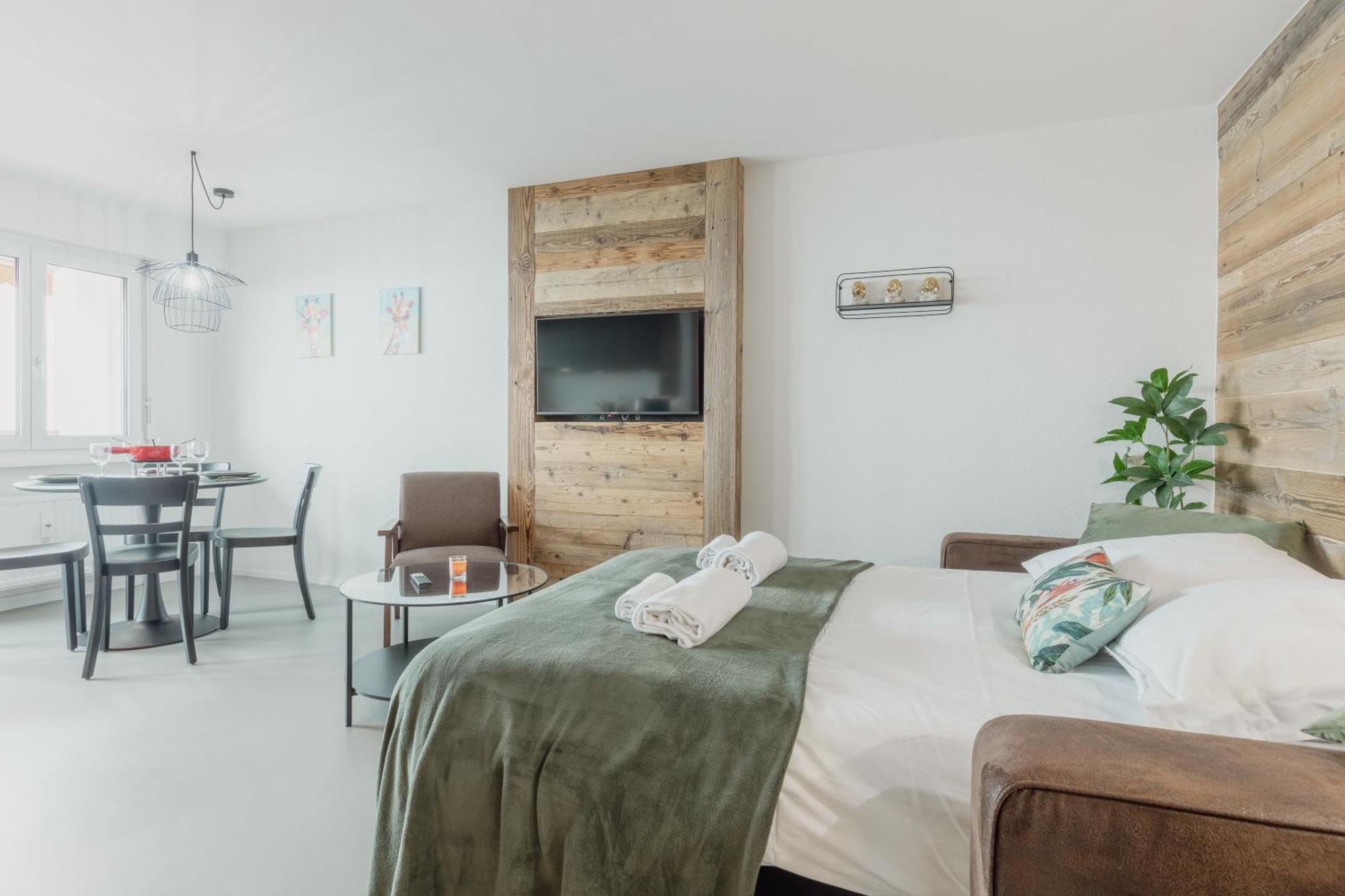 Magnifique Appartement Proche Du Centre Crans-Montana Exteriér fotografie
