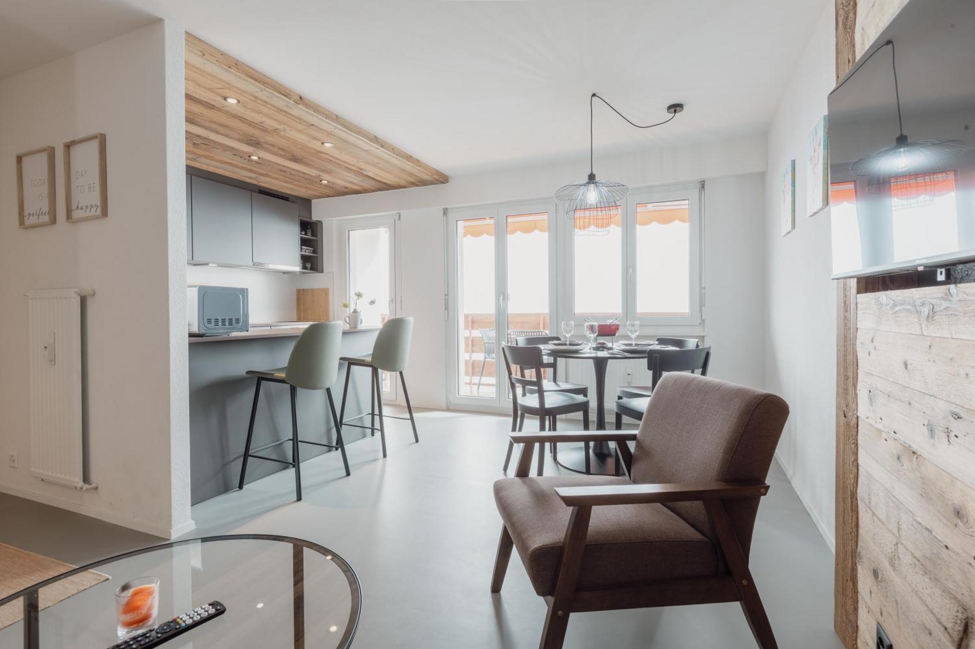 Magnifique Appartement Proche Du Centre Crans-Montana Exteriér fotografie